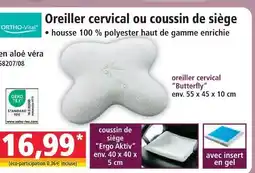 Norma Ortho-vital oreiller cervical ou coussin de siège offre