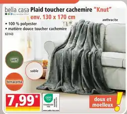 Norma Bella casa plaid toucher cachemire knut env. 130 x 170 cm offre