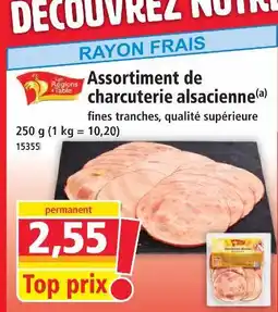 Norma Les régions à table assortiment de charcuterie alsacienne offre