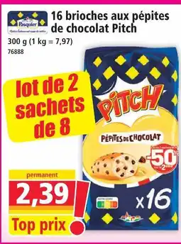 Norma 16 brioches aux pépites de chocolat pitch offre