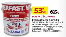Mr Bricolage Everfast latex noir offre