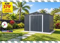 Mr Bricolage DURAMAX Abri de jardin en acier Titan offre