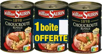 Match William saurin choucroute royale 1898 offre