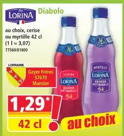 Norma Lorina diabolo offre