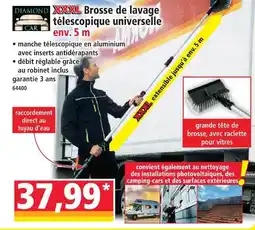 Norma Diamond car xxxl brosse de lavage télescopique universelle offre