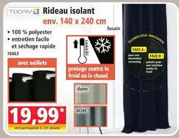 Norma Today rideau isolant offre