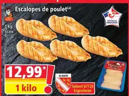 Norma Escalopes de poulet offre