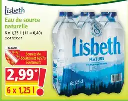 Norma Lisbeth eau de source naturelle offre