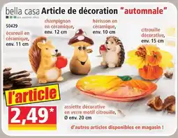 Norma Bella casa article de décoration automnale écureuil en céramique offre