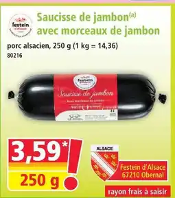 Norma Saucisse de jambon(a) avec morceaux de jambon offre