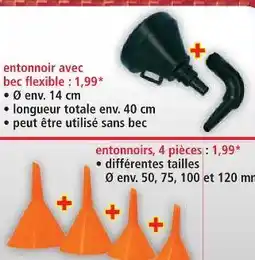Norma Entonnoir avec bec flexible offre