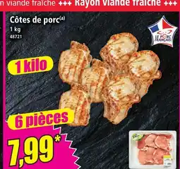 Norma Côtes de porc offre
