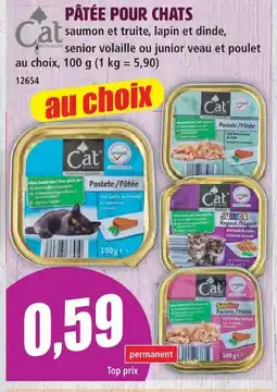 Norma Cat pâtée pour chats saumon et truite offre