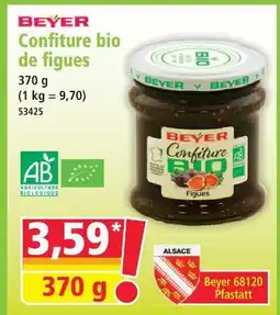 Norma Beyer confiture bio de figues offre