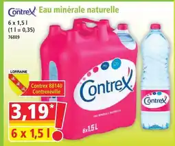 Norma Contrex eau minérale naturelle offre
