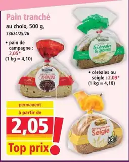 Norma Pain tranché de campagne offre