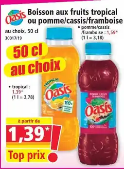 Norma Oasis boisson aux fruits tropical offre
