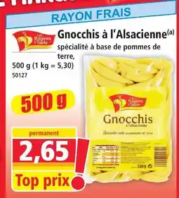 Norma Les regions a table gnocchis à l'alsacienne offre