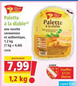 Norma Les régions à table palette à la diable offre
