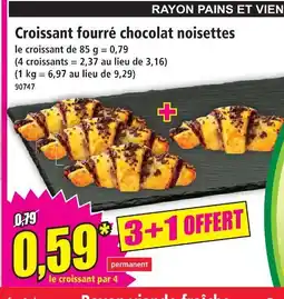 Norma Croissant fourré chocolat noisettes offre