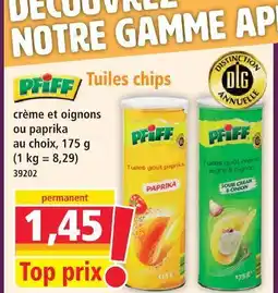 Norma Pfiff tuiles chips offre