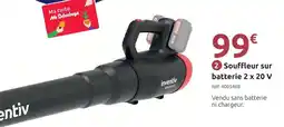 Mr Bricolage Inventiv souffleur sur batterie 2 x 20 v offre