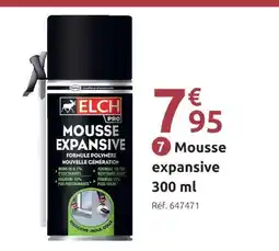 Mr Bricolage Elch pro mousse expansive 300 ml offre