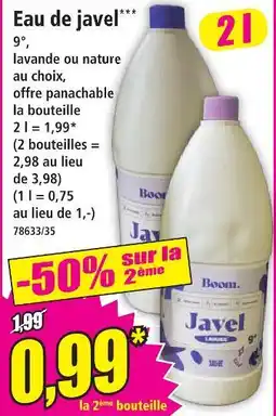 Norma Boom eau de javel offre