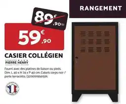 Bricomarché Hanger - casier collegien offre