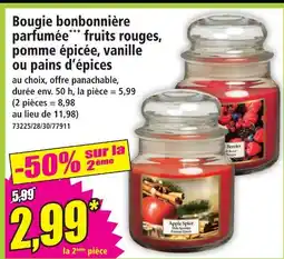 Norma Bougie bonbonnière parfumée fruits rouges offre