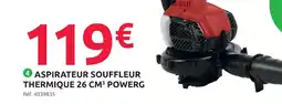 Mr Bricolage Powerg aspirateur souffleur thermique 26 cm3 offre