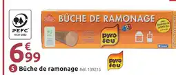 Mr Bricolage Pyro feu bûche de ramonage offre