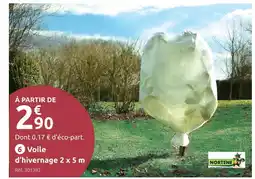 Mr Bricolage Nortene voile d'hivernage 2 x 5 m offre