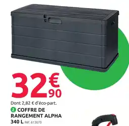 Mr Bricolage Coffre de rangement alpha 340 l offre