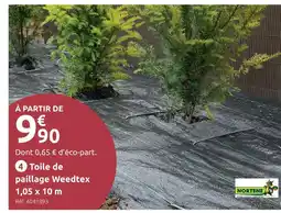 Mr Bricolage Nortene toile de paillage weedtex offre