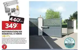 Bricomarché Somfy - motorisation essential à vérin offre