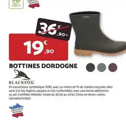 Bricomarché Bottines dordogne offre