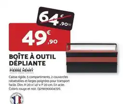 Bricomarché Facile - boîte à outil dépliante offre