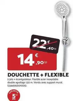 Bricomarché Douchette + flexible offre