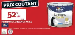 Bricomarché Dulux - peinture le blanc facile offre