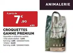 Bricomarché Croquettes gamme premium offre
