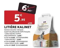 Bricomarché Kalinet - litière offre