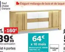 BUT Total - buffet 4 portes palazzo offre