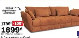 BUT Canapé 4 places capsio offre