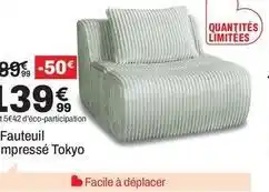 BUT Facile - fauteuil compressé tokyo offre