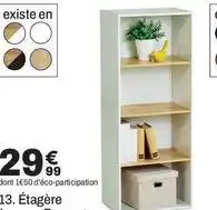 BUT Étagère 4 cases poyang offre