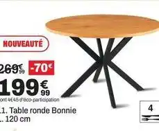 BUT Table ronde bonnie offre