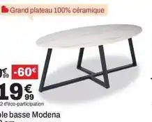 BUT Table basse modena offre