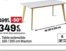 BUT Papillon - table extensible offre