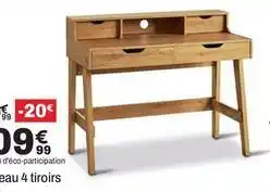 BUT Bureau 4 tiroirs tokyo offre